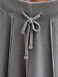 Pantalón Palazzo Térmico Forrado Mujer con Canalé Lateral - Miniatura 7