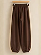 Conjunto Buzo Café Mujer con Franjas Crema - Miniatura 8
