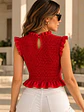 Top Fruncido Elasticado Mujer Vuelos - Miniatura 6