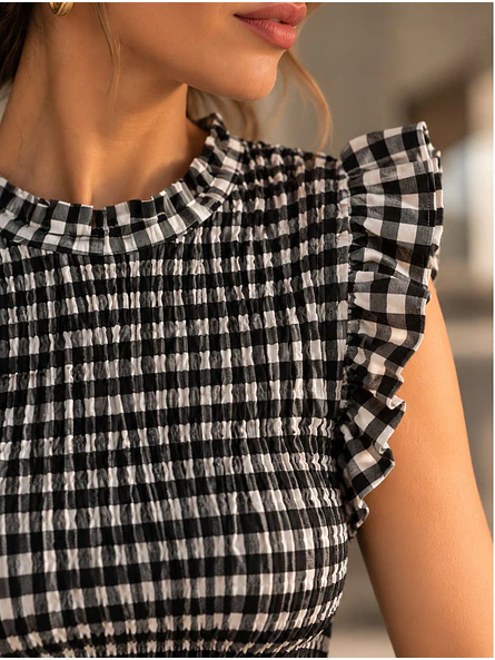 Top Fruncido Elasticado Mujer Vuelos 8
