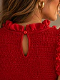 Top Fruncido Elasticado Mujer Vuelos - Miniatura 9