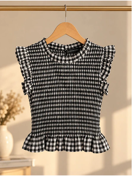 Top Fruncido Elasticado Mujer Vuelos 12