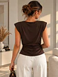 Polera Hombreras con Prendedor Dorado Mujer - Miniatura 9