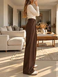 Pantalón Palazzo Sastrero Crepé Mujer | Carobaska - Miniatura 15