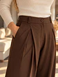 Pantalón Palazzo Sastrero Crepé Mujer | Carobaska - Miniatura 3