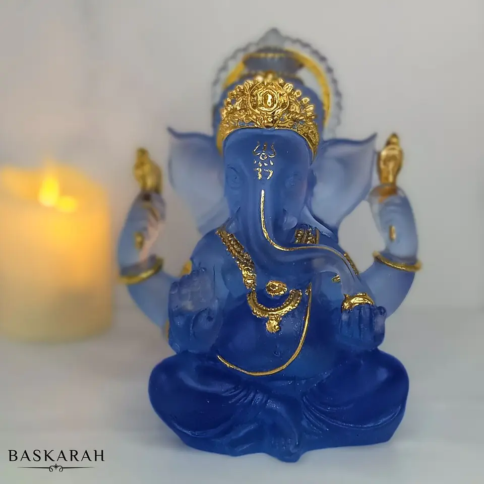 Dios Ganesh Azul Traslucido 2