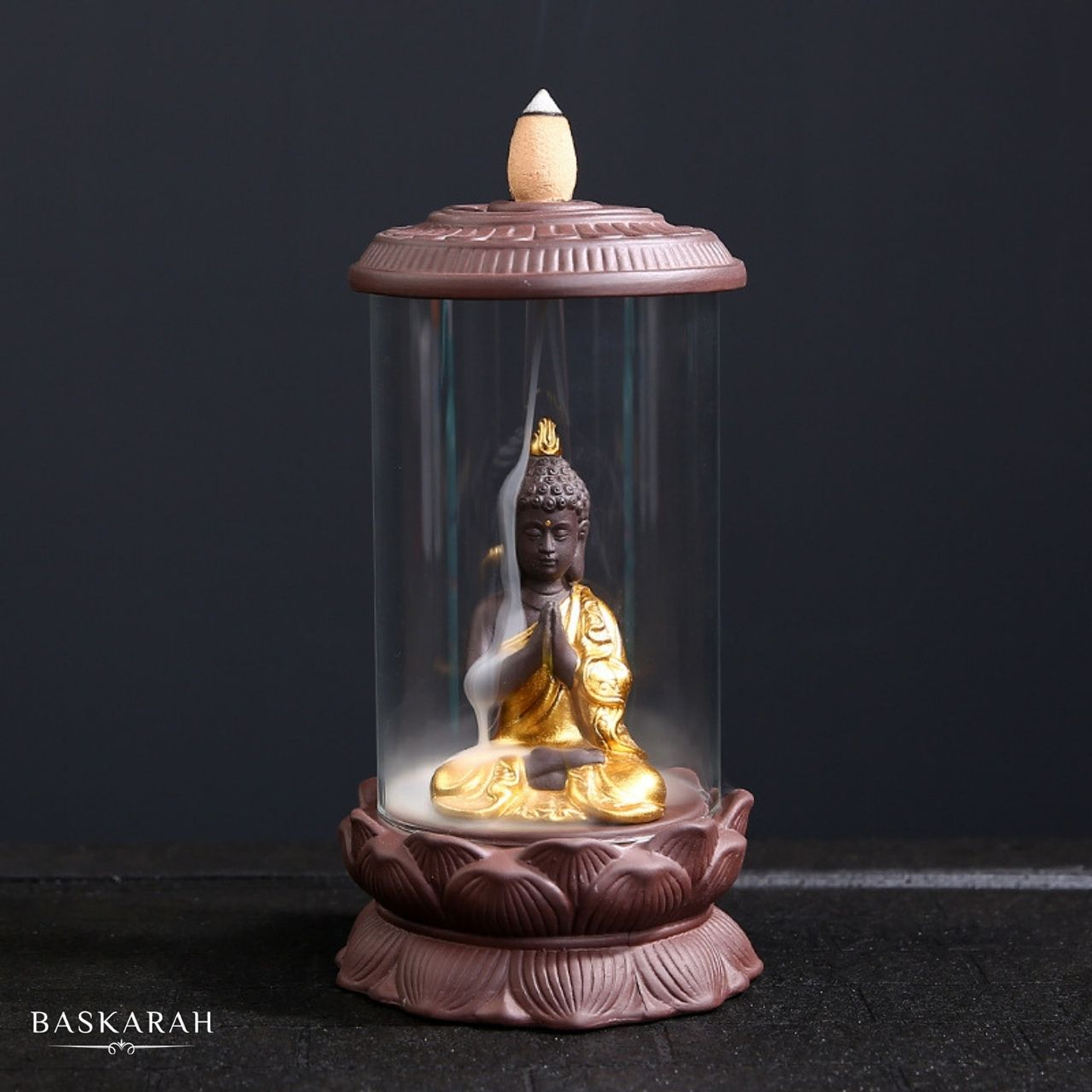 Cascada de Humo Templo Budda + 10 Conos Premium de Regalo 1