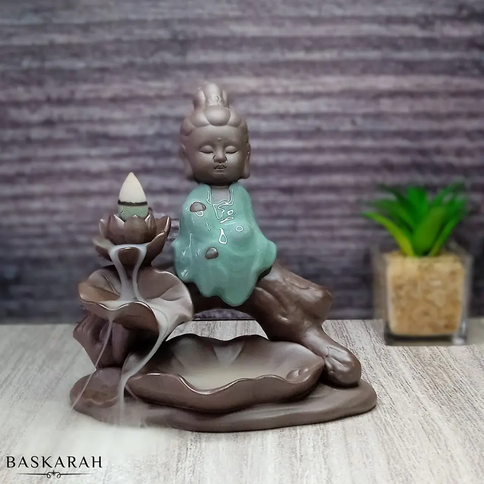 Cascada de Humo Buda Meditación + 10 Conos Premium de Regalo 3