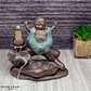 Cascada de Humo Buda Hotei del Exito + 10 Conos Premium de Regalo - Miniatura 2