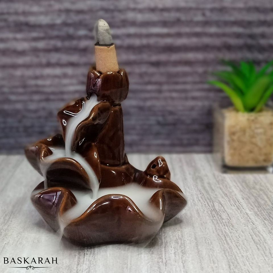 Cascada de Humo Tulipán Café + 10 Conos Premium de Regalo 1