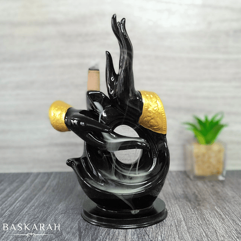 Cascada de Humo Manos Black & Gold + 10 Conos Premium de Regalo