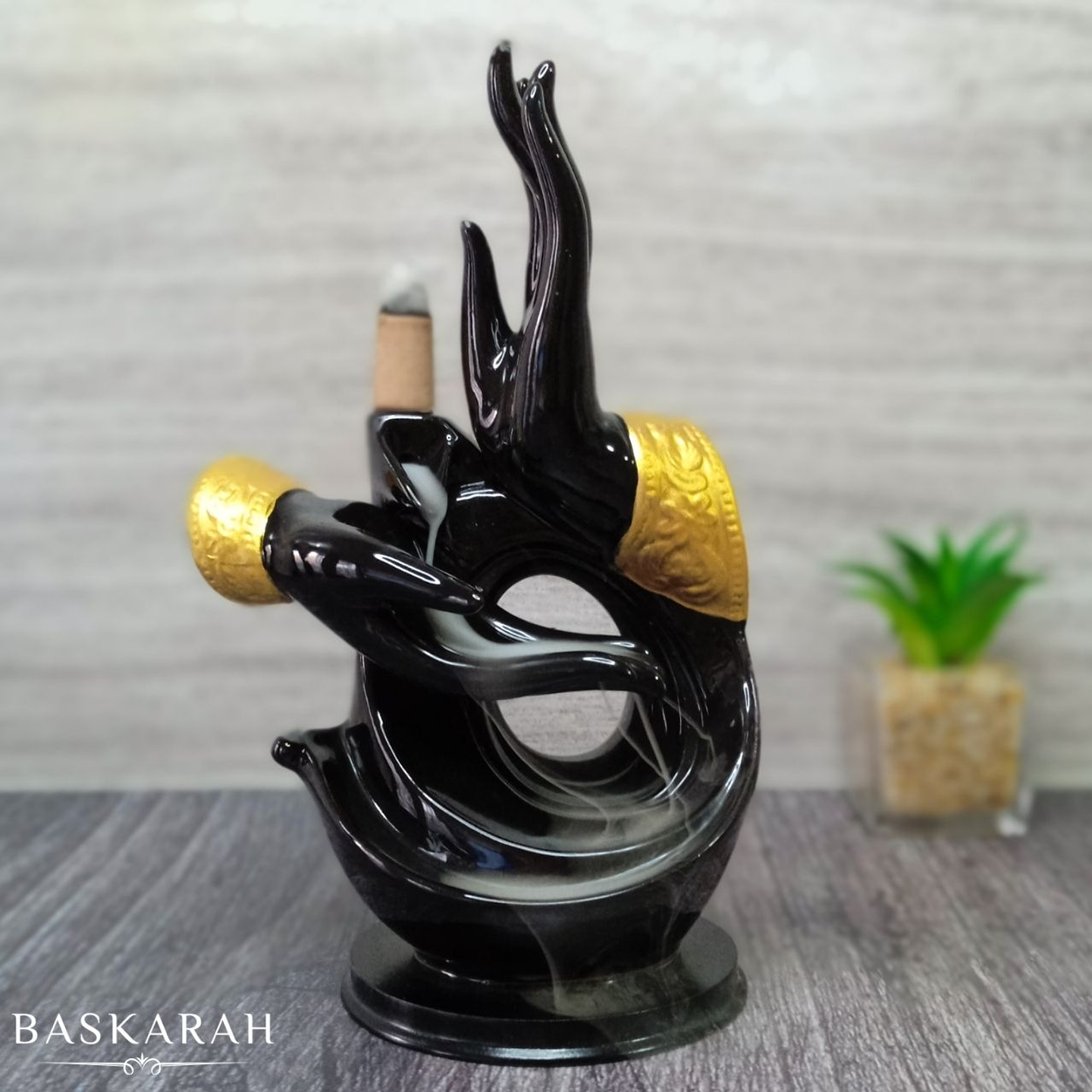 Cascada de Humo Manos Black & Gold + 10 Conos Premium de Regalo 2