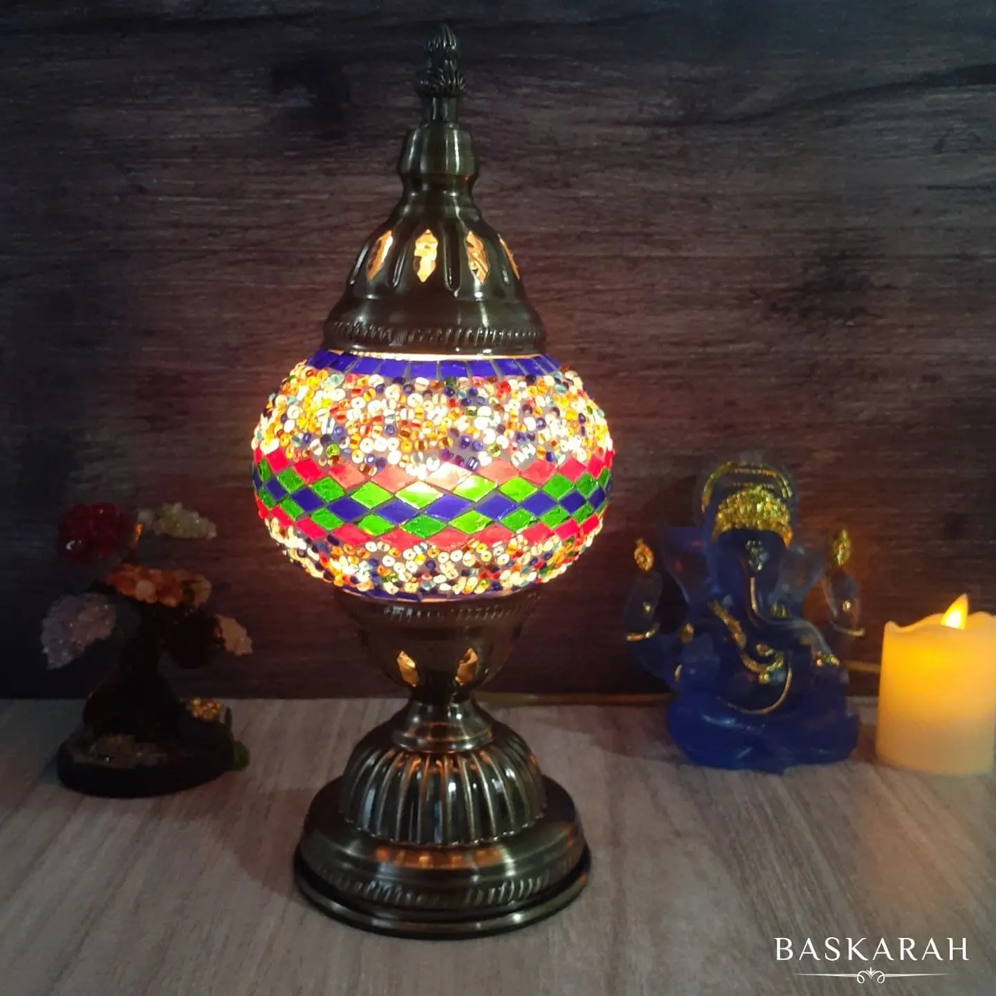 Lámpara Turca Linea Mosaico 4