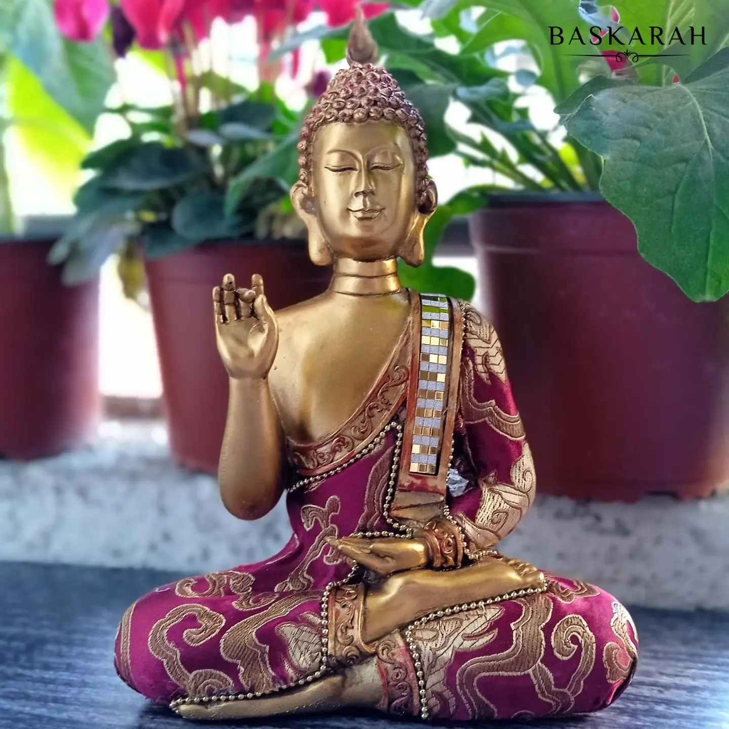 Buda Abhaya Gold & Red 1