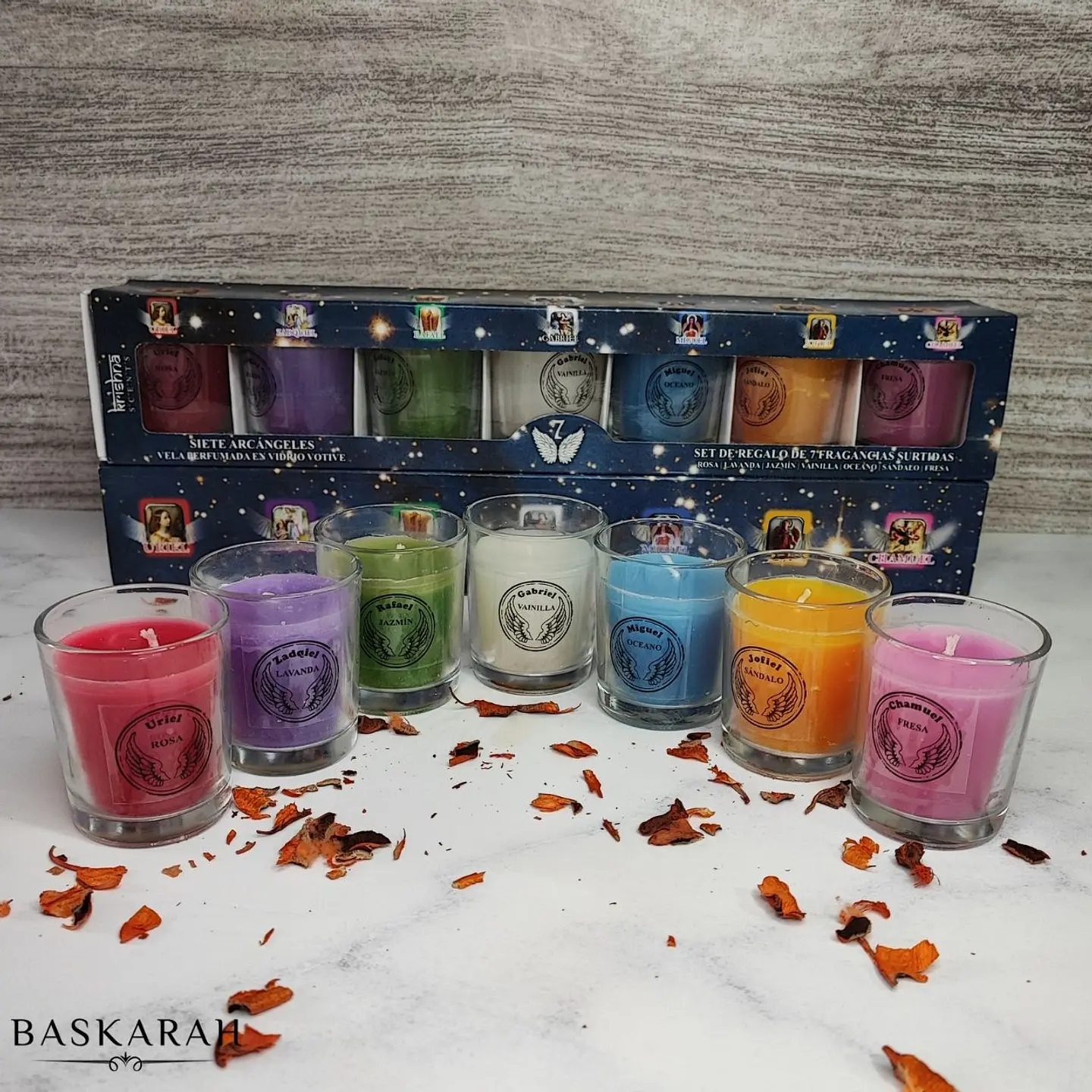 Set de Velas de Protección 7 Arcángeles 1