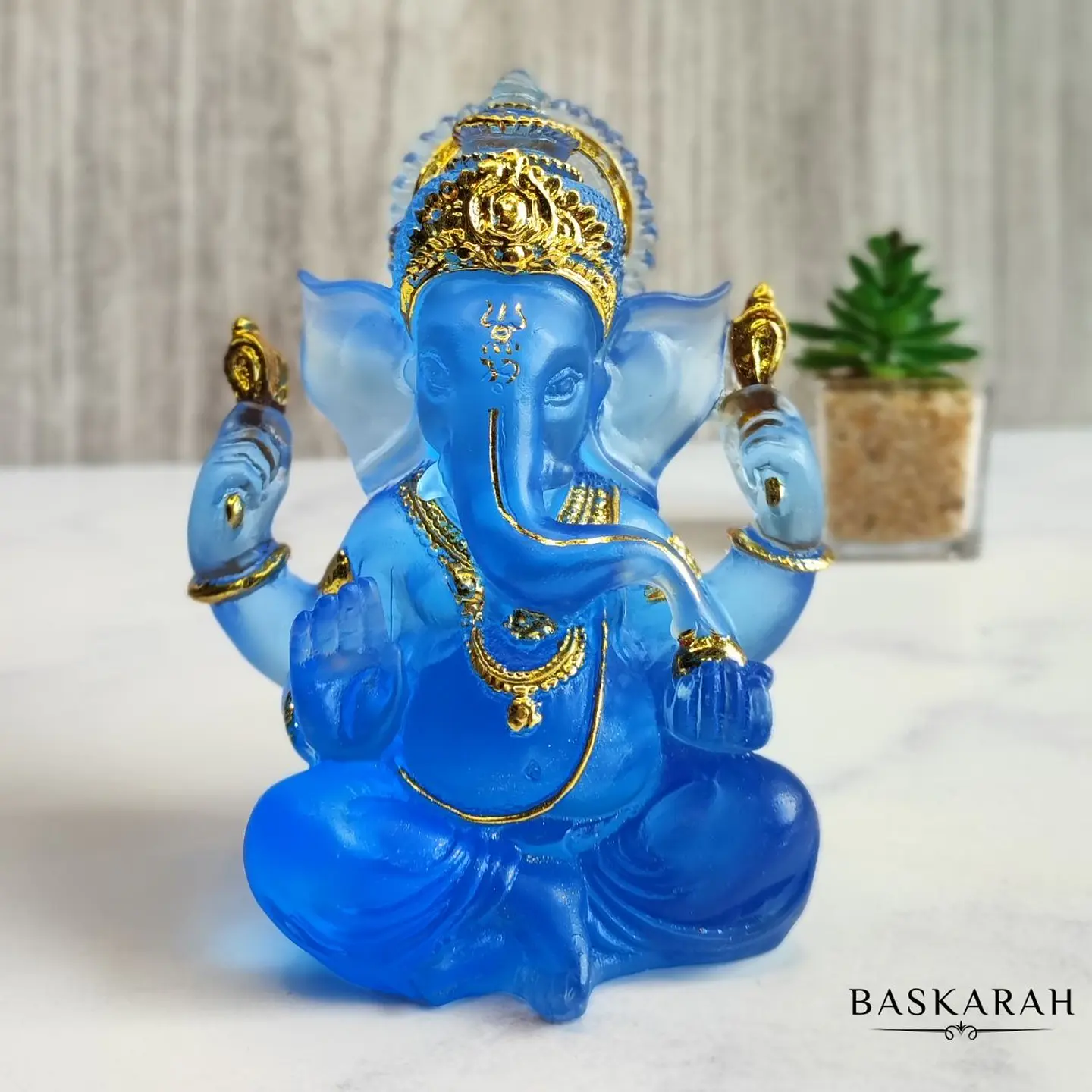 Dios Ganesh Azul Traslucido 1