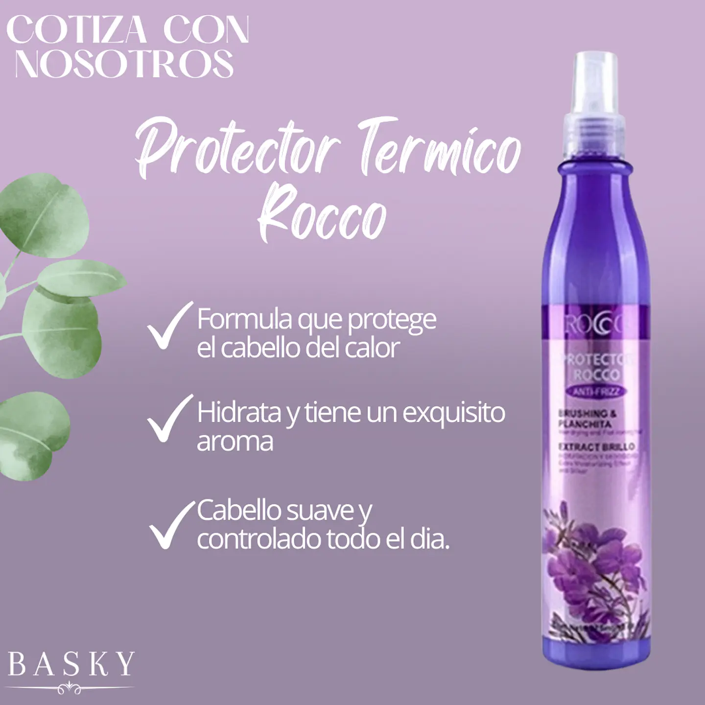 Protector Térmico Rocco Anti Frizz 2