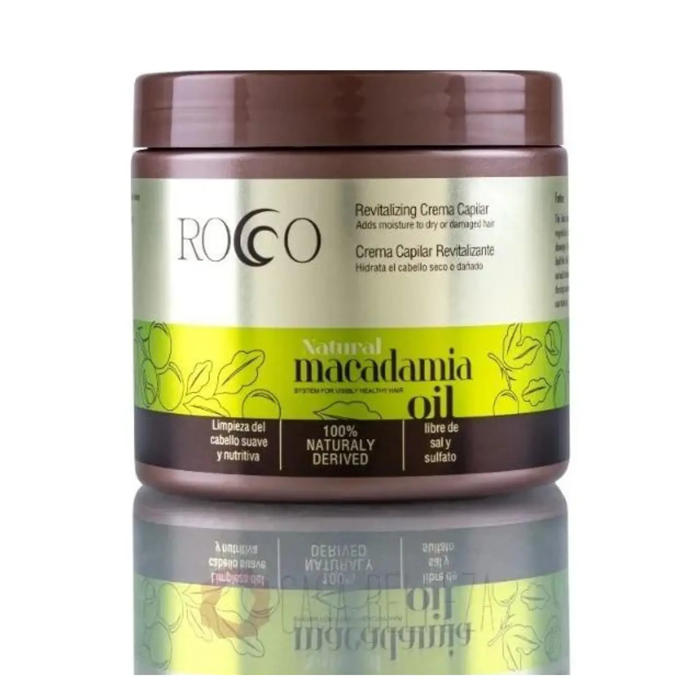 Crema Capilar Macadamia Oil Rocco® 500ml 1