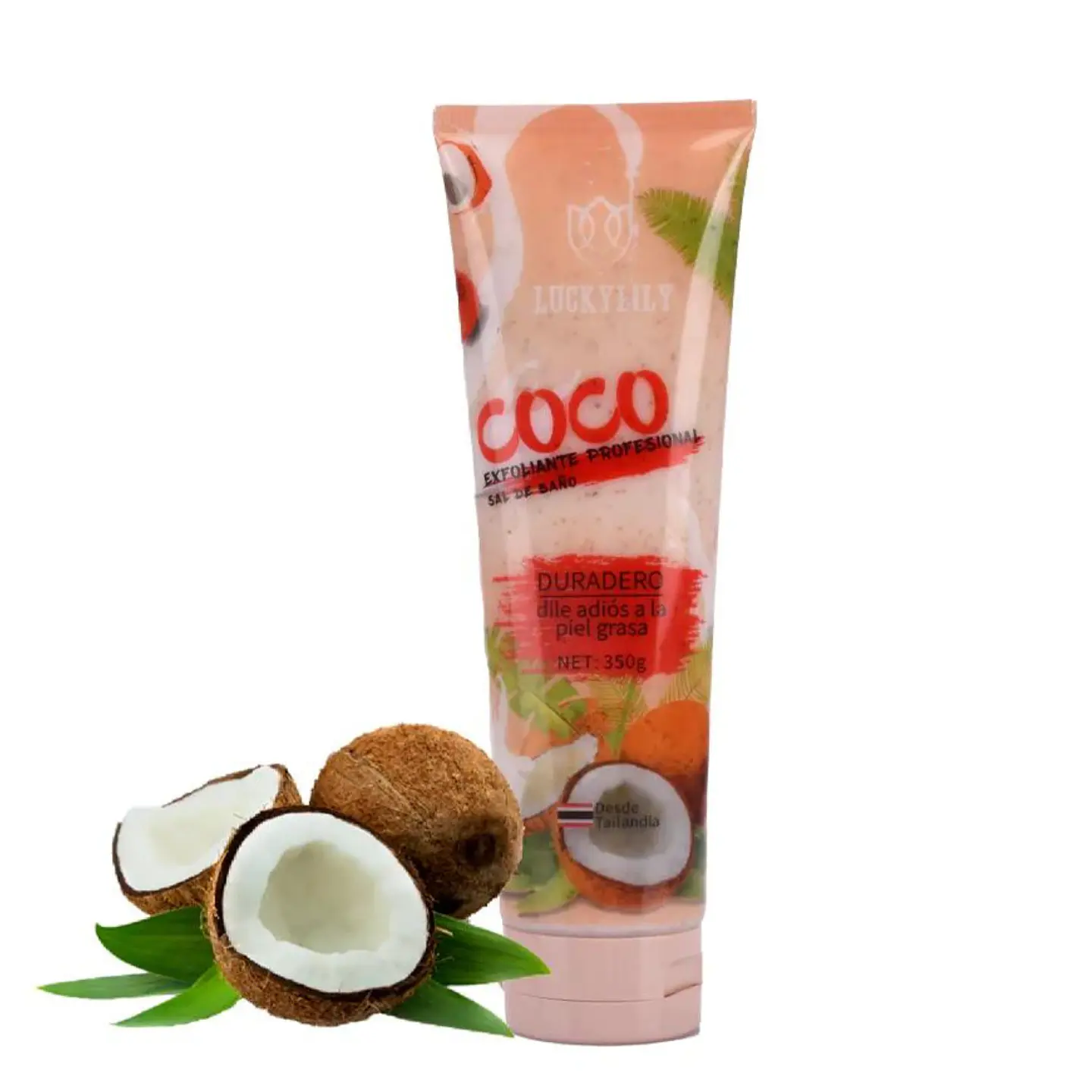 Sal de baño exfoliante de Coco 350ml 1
