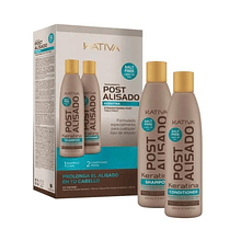 Kit Shampoo y Acondicionador Post Alisado 250ml Kativa