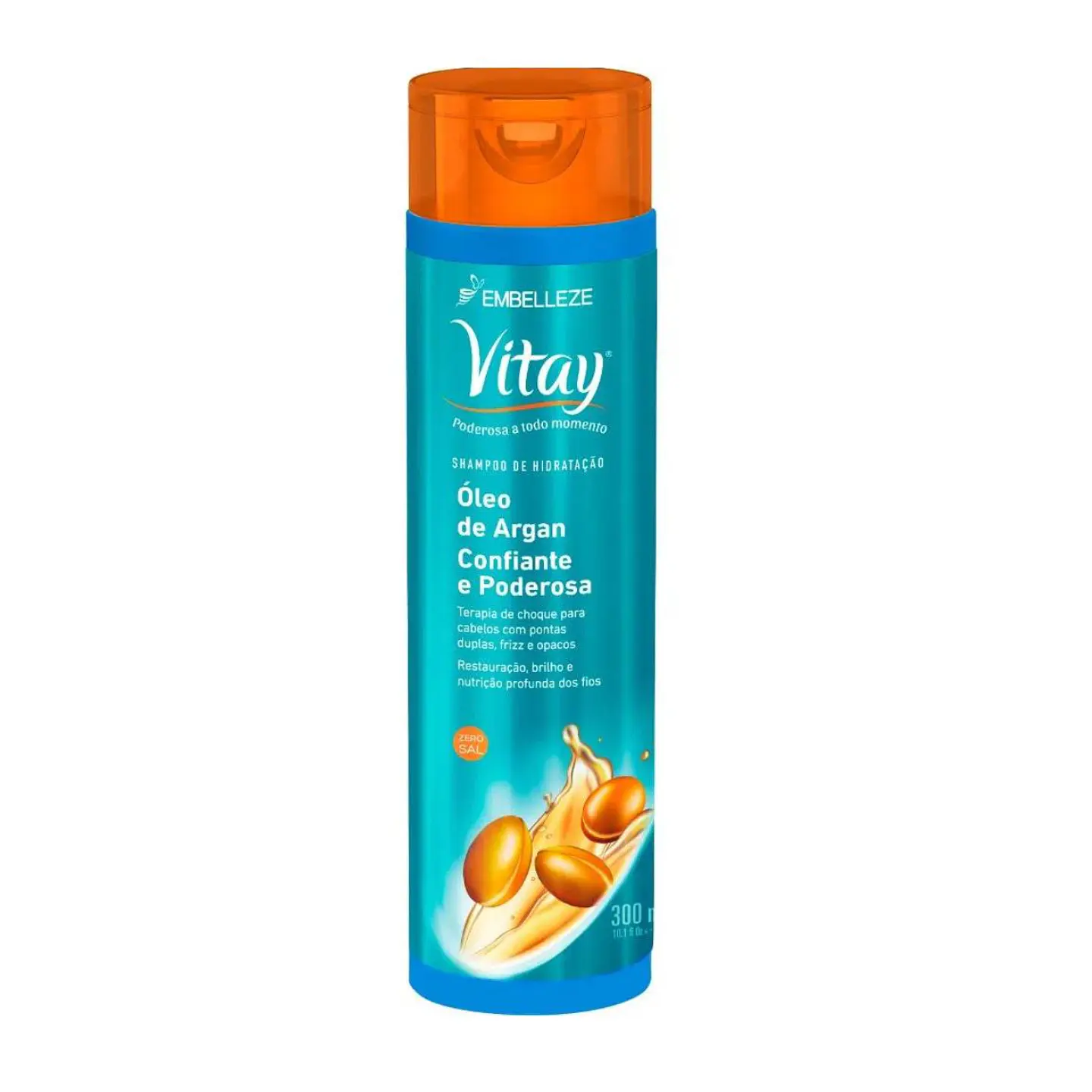 Shampoo Oleo de Argán 300ml Novex Vitay Antifrizz Nutre Restaura 1