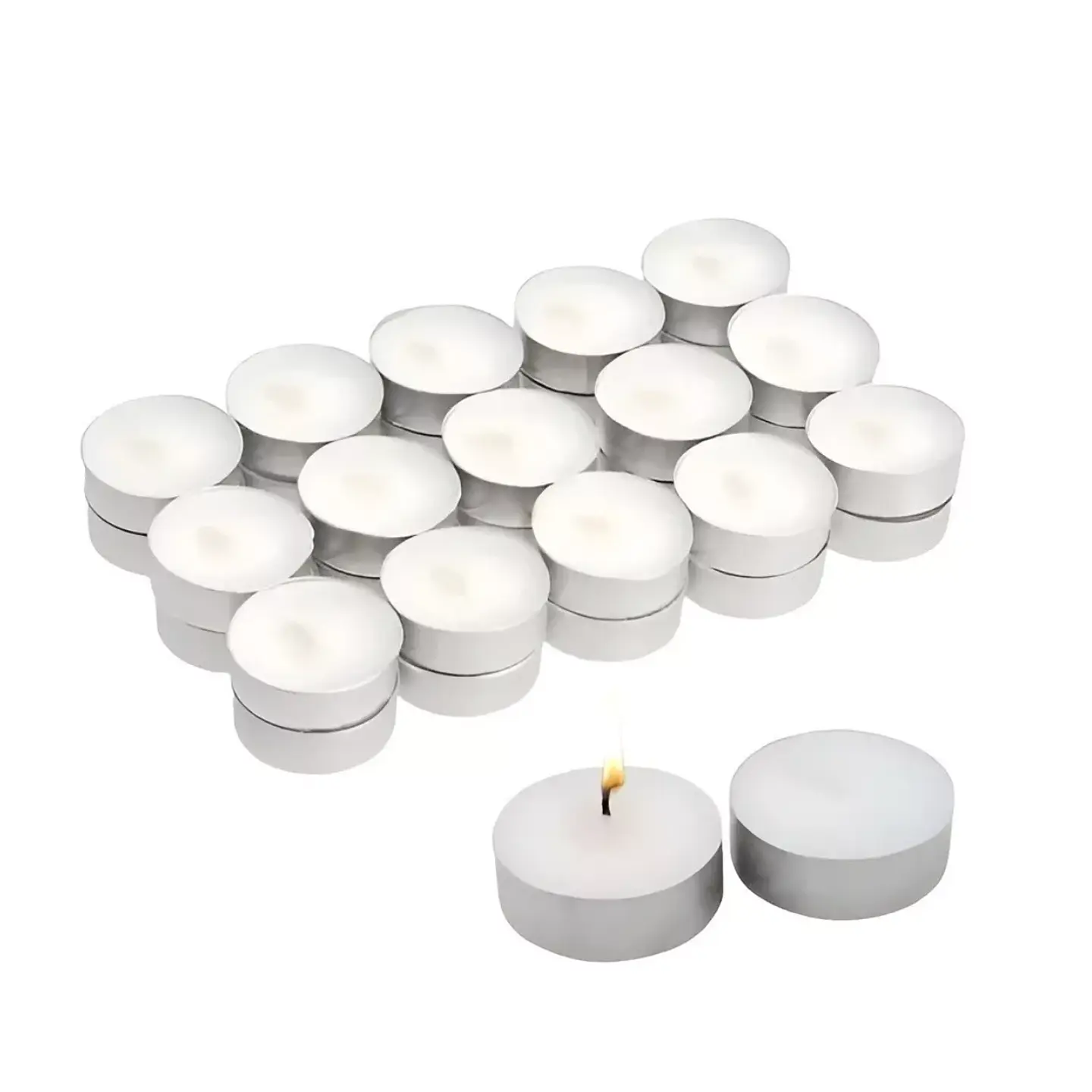 Velas Flotantes Tea Lights para Difusores Gruesas (25 unidades) 1