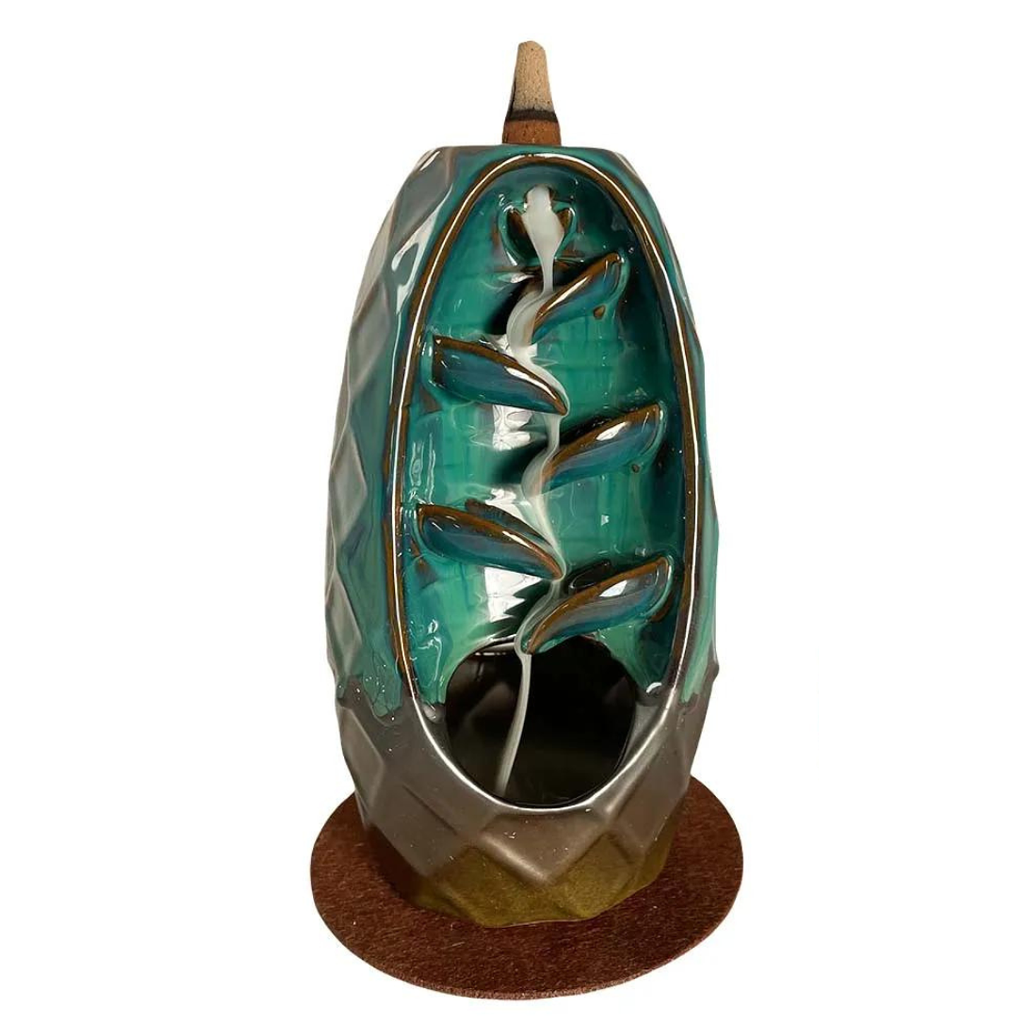 Porta Incienso Cascada Doble Uso + 10 Conos Premium de Regalo  2