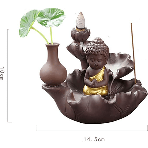 Cascada De Humo Jardin De Buda + 10 Conos Premium