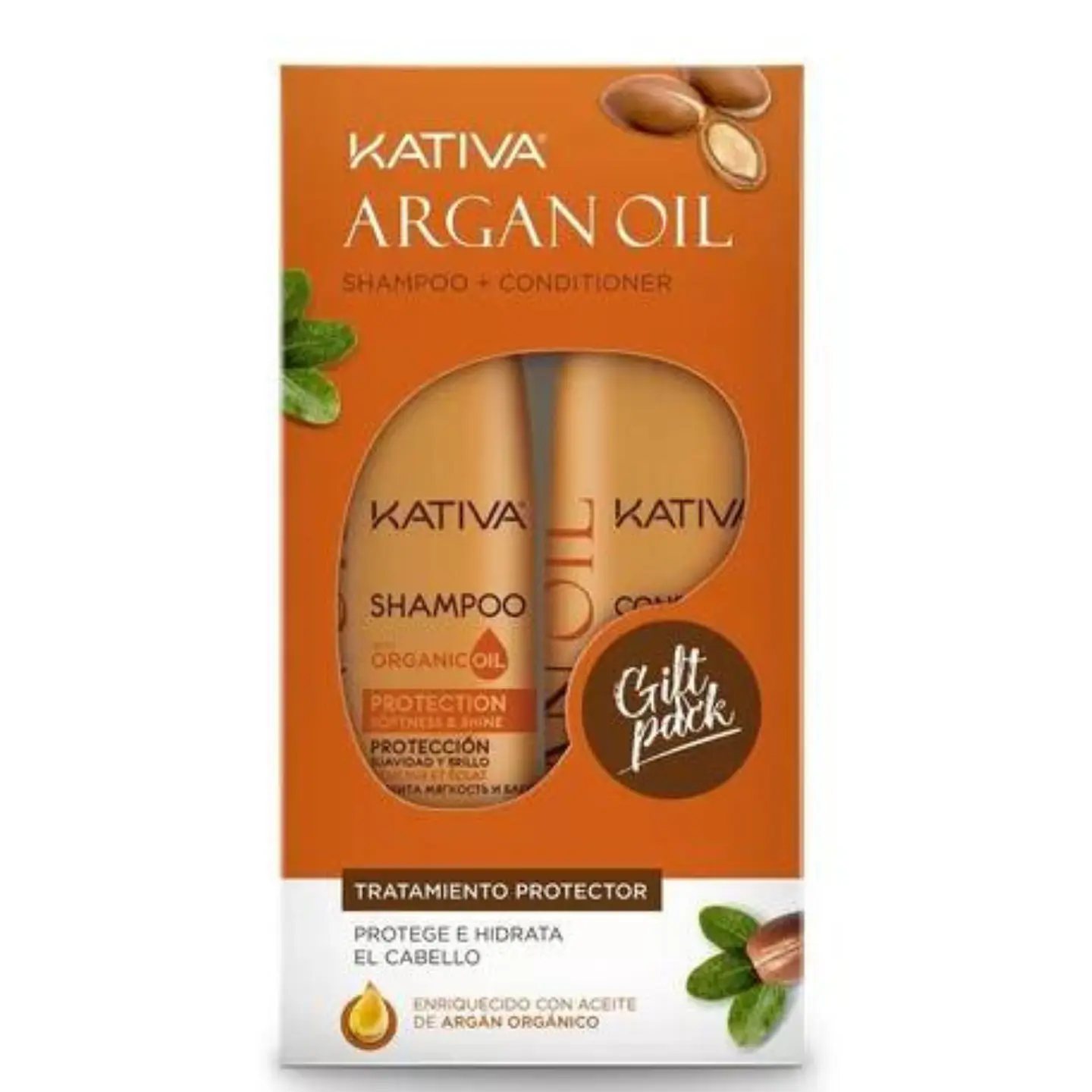 Pack Shampoo + Acondicionador Argan Oil Kativa - 250ml 2
