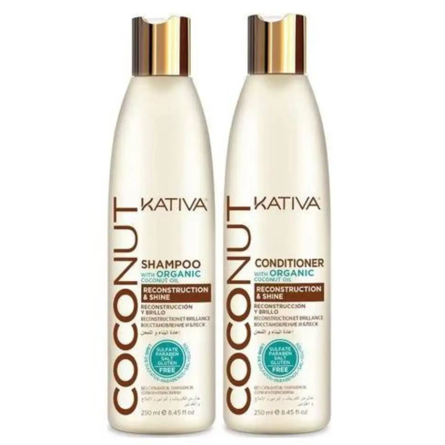 Pack Shampoo + Acondicionador Coconut Oil Kativa - 250ml 4
