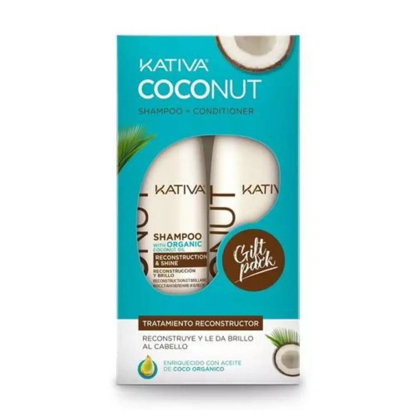 Pack Shampoo + Acondicionador Coconut Oil Kativa - 250ml 2