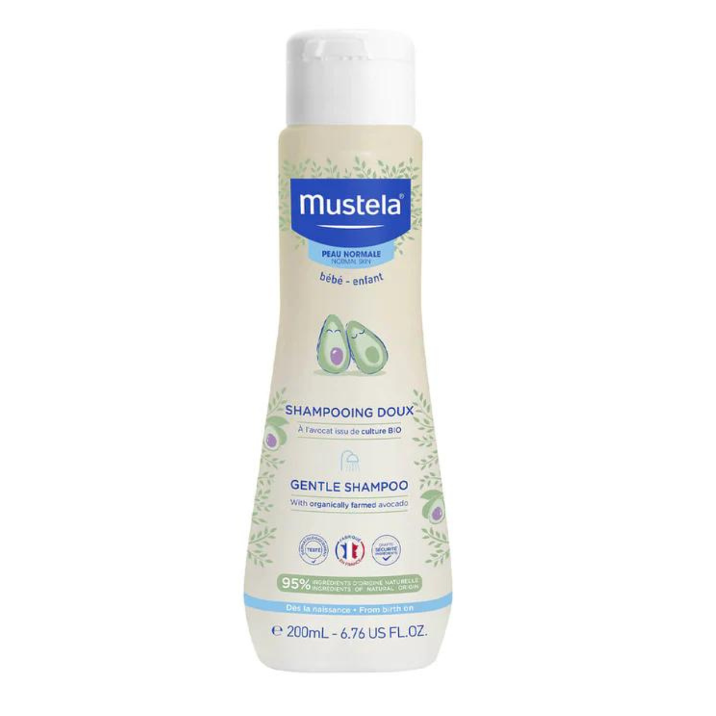 Shampoo Suave Bebe Mustela 200 Ml 1