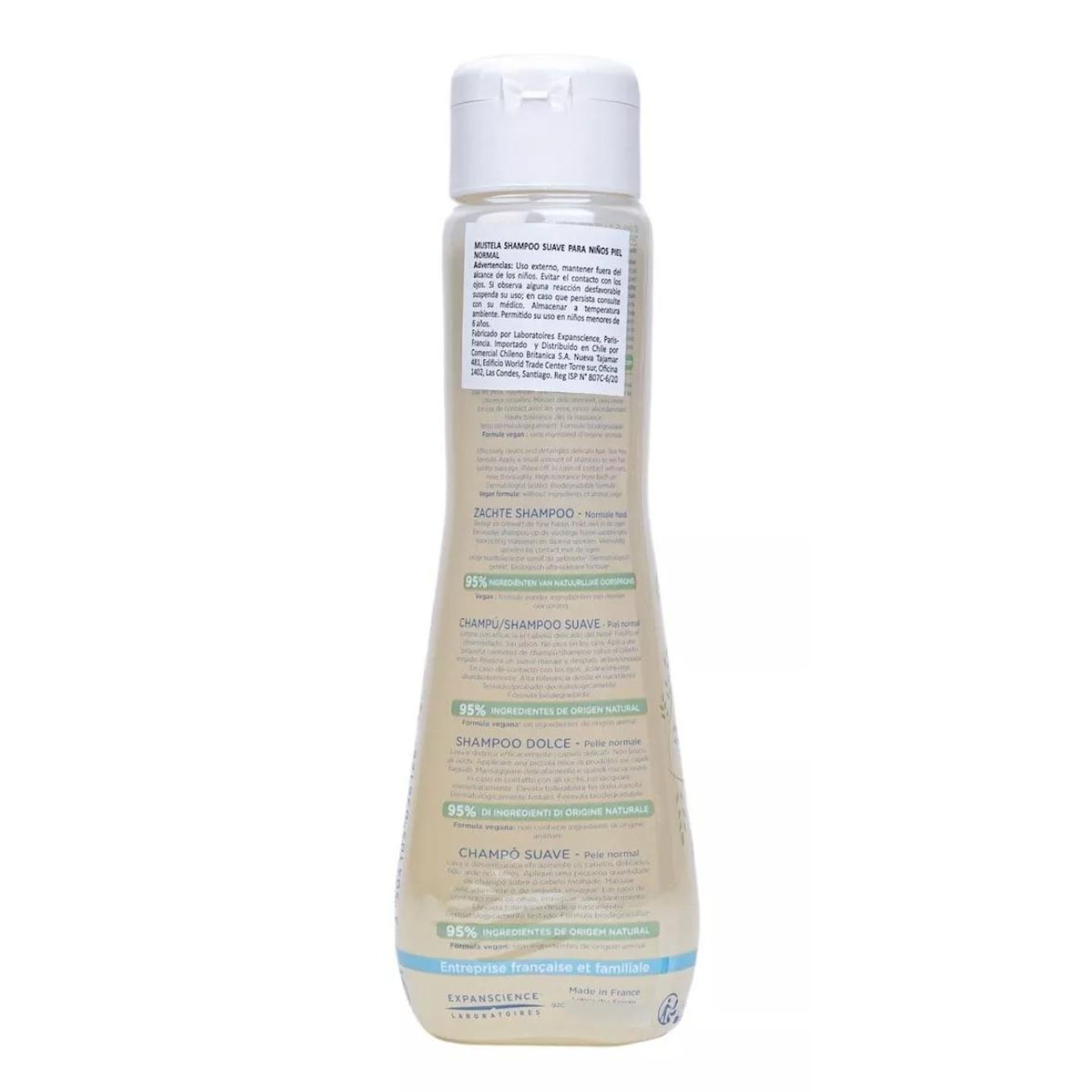 Shampoo Suave Bebe Mustela 200 Ml 5
