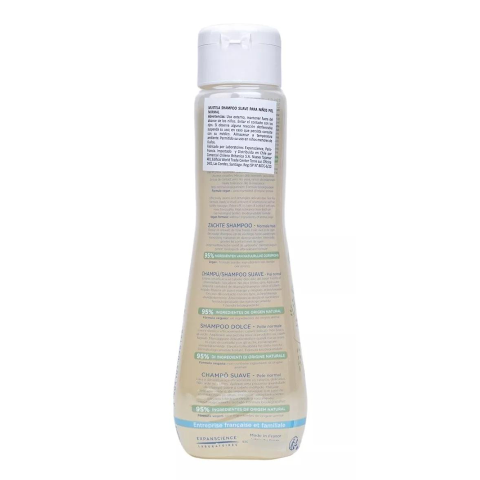 Shampoo Suave Bebe Mustela 200 Ml 5