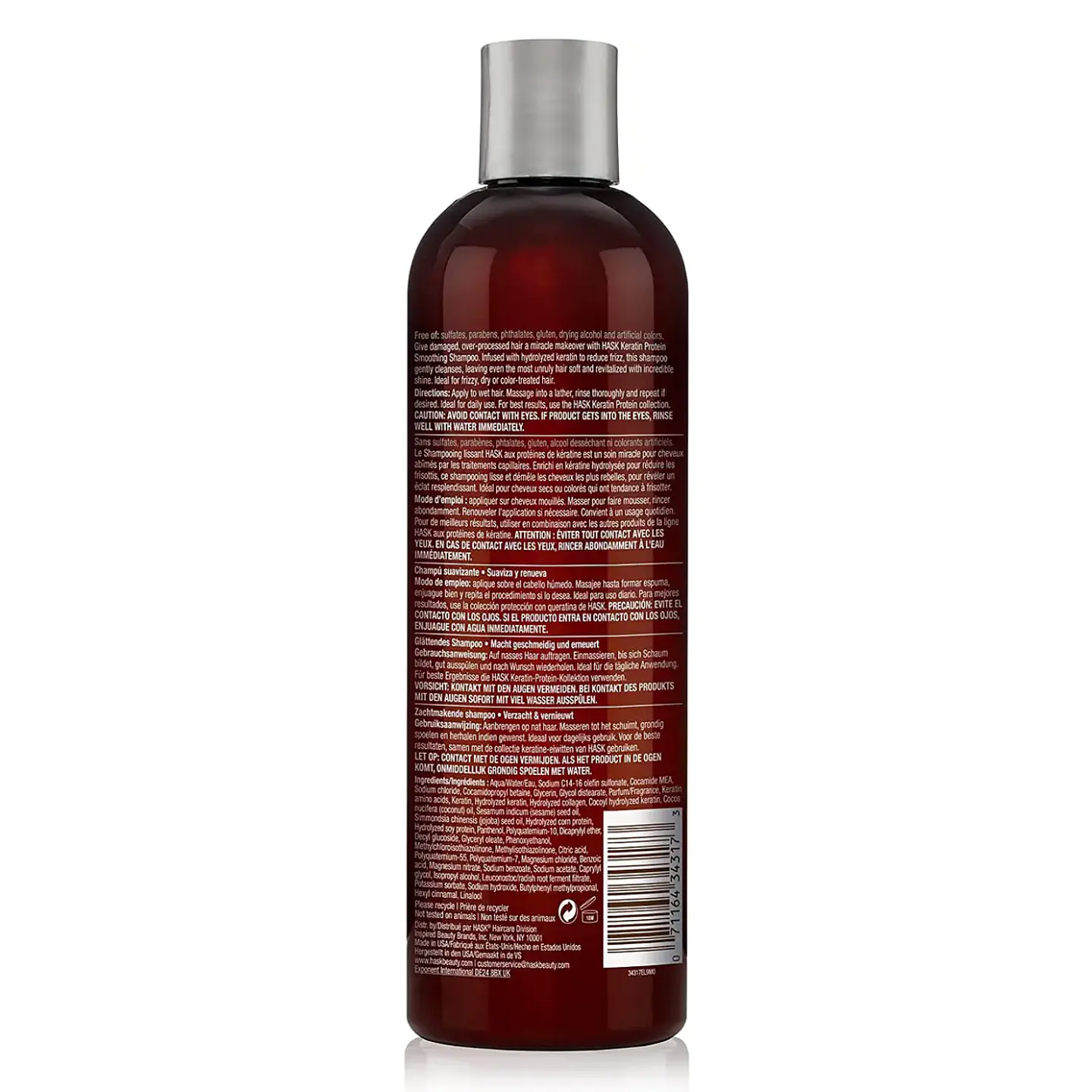 Shampoo + Acondicionador Keratina Smooth Liso Extremo Hask - 355ml  3