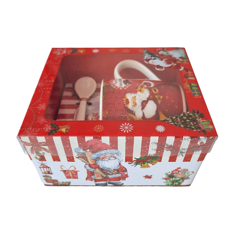 Taza de Navidad Ceramica en caja de Regalo