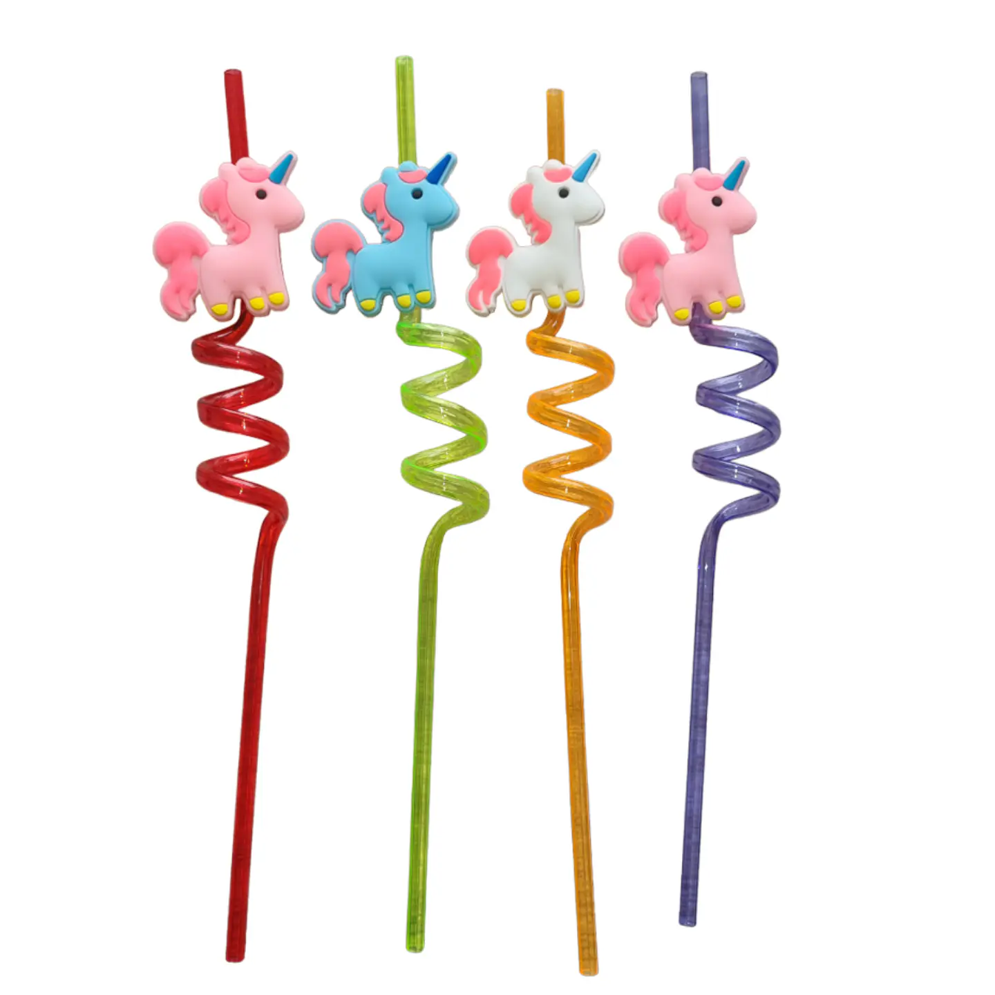 Bombillas Pajitas Reutilizables Modelo Unicornio 1