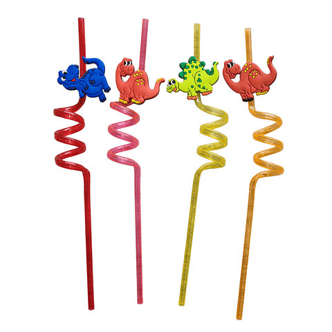 Bombillas Pajitas Reutilizables Modelo Dinosaurios