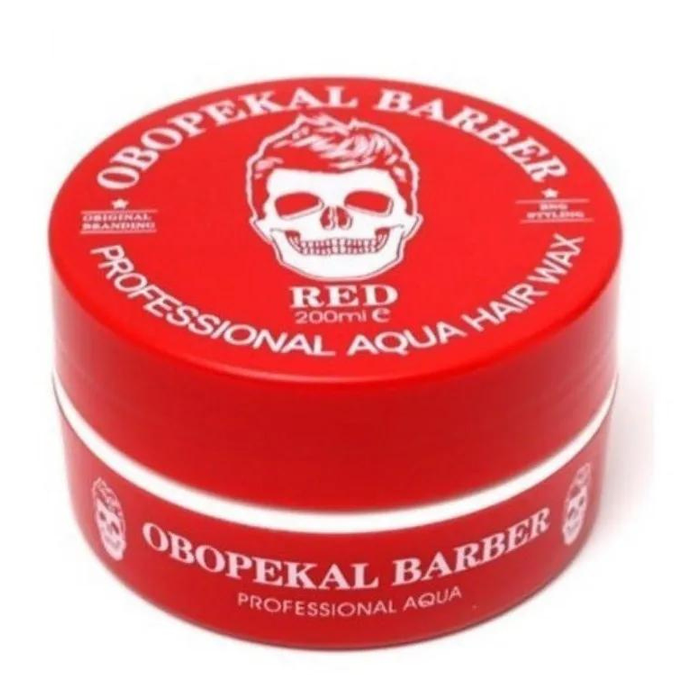 Cera Gel Aqua Hair Wax Roja Obopekal 200ml 1