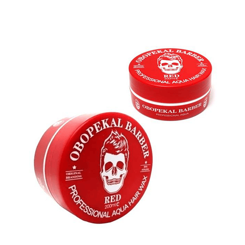 Cera Gel Aqua Hair Wax Roja Obopekal 200ml