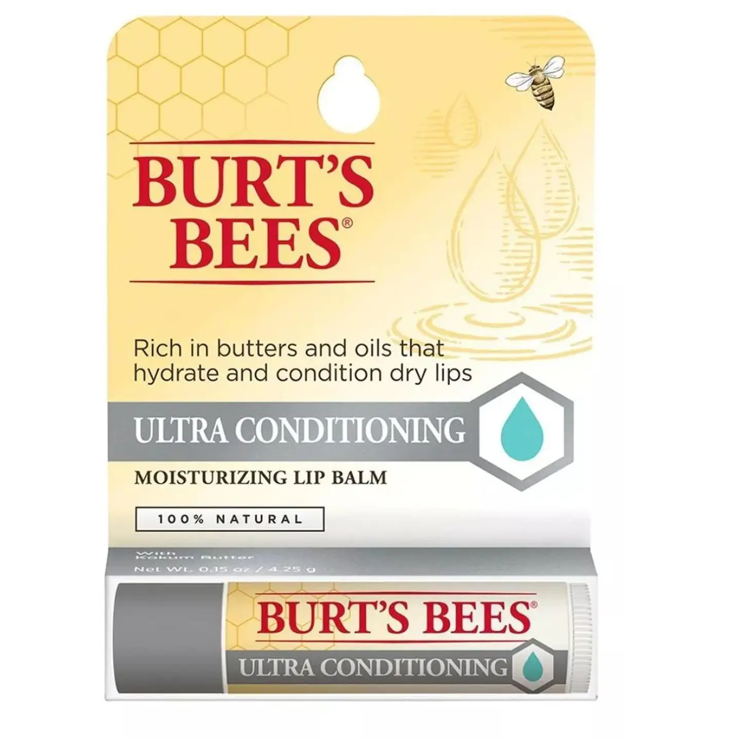 Bálsamo Labial Burt's Bees Ultra Conditioning 4,25 grs En Blister 1