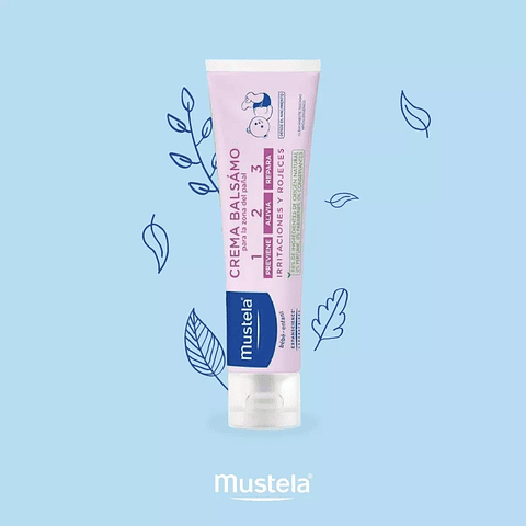  Crema Rozaduras Para zona del pañal Mustela 100 Ml
