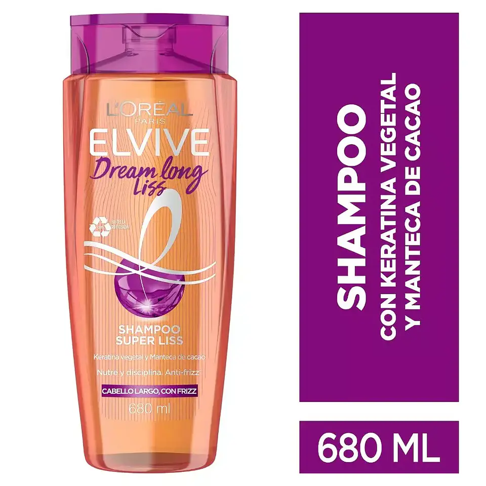 Pack Shampoo 680 ml + Acon 370 ml Dream Long Liss - L´OREAL 2