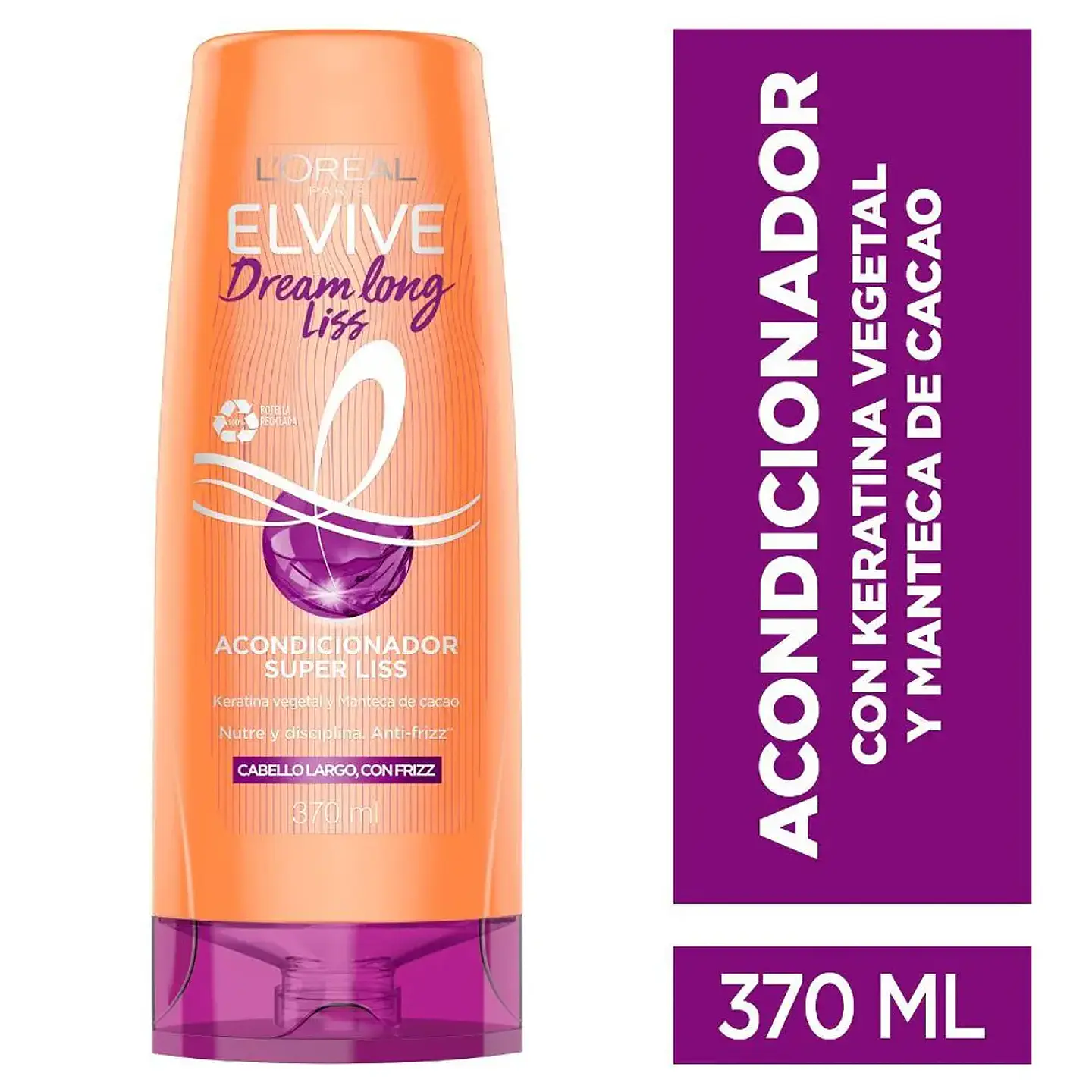 Pack Shampoo 680 ml + Acon 370 ml Dream Long Liss - L´OREAL 3