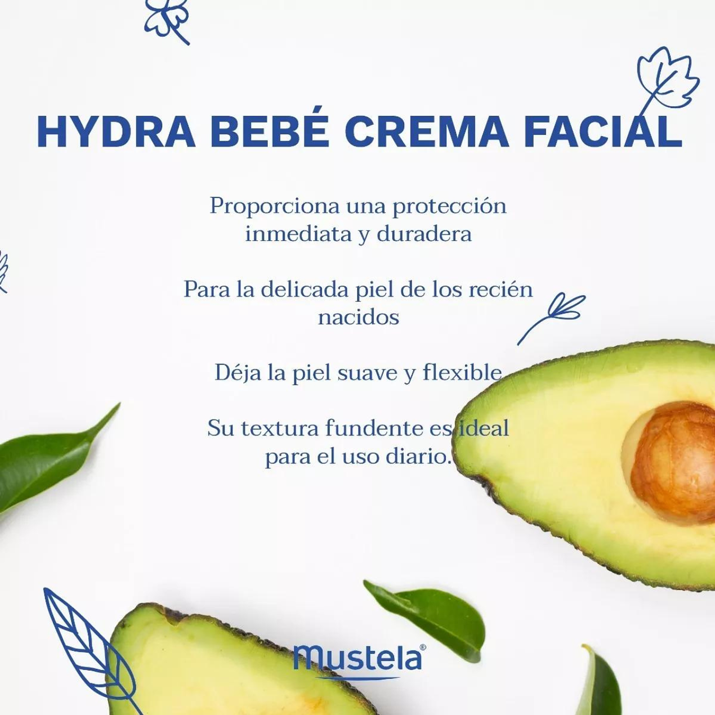 Crema Facial Hydra Bebe Mustela 40ml  3