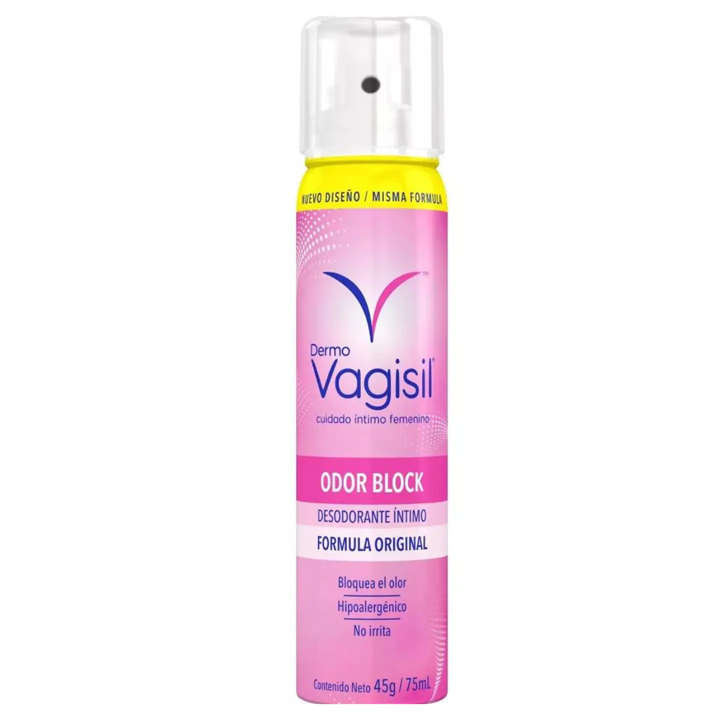 Desodorante Dermovagisil íntimo femenino odor block 75mL 1