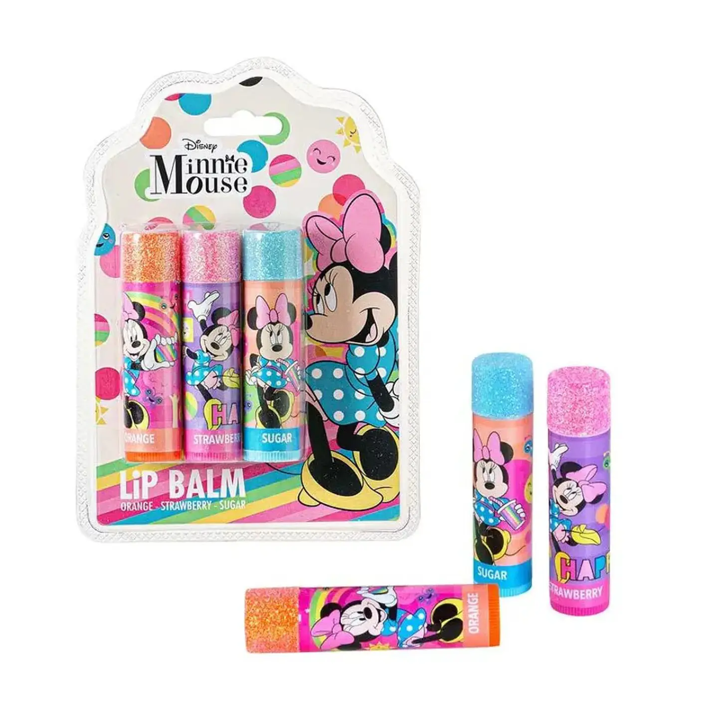 Set x3 Bálsamo Labial Minnie Mouse Disney 1