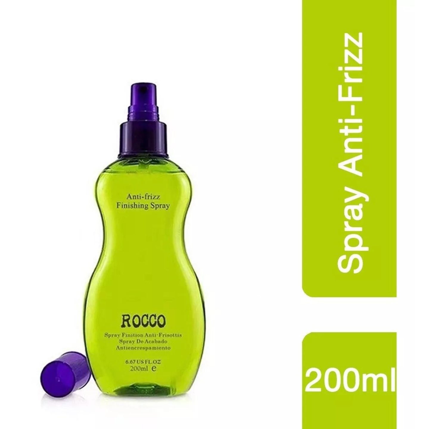 Aceite Spray Acabado Anti Frizz Para Cabello 200 Ml Rocco 2