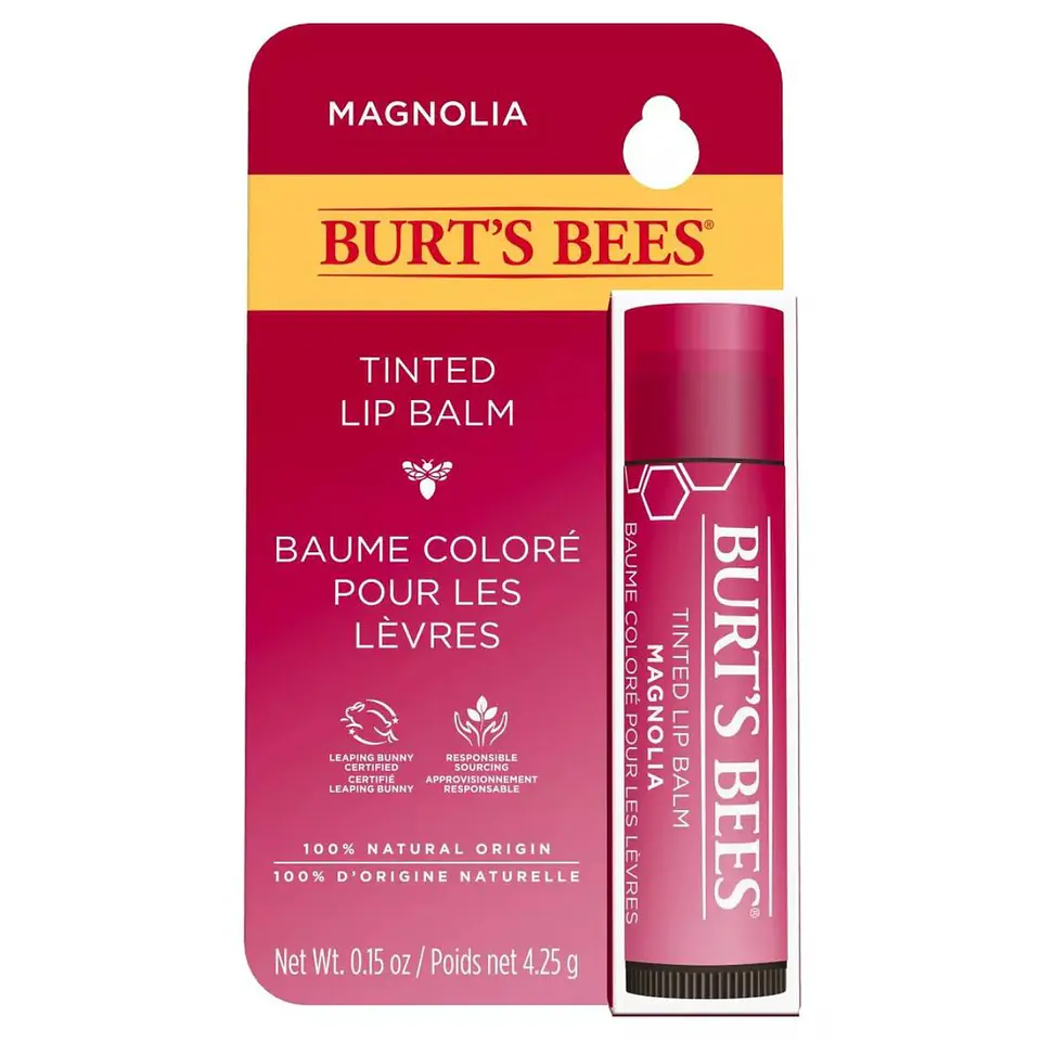 Bálsamo Labial con Color Burt's Bees Magnolia 4.25grs En Blister 1