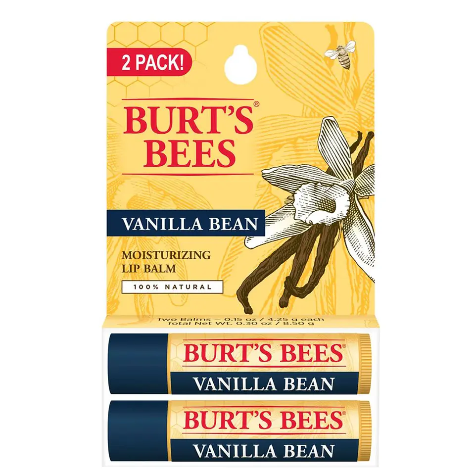 Pack 2x Bálsamo labial Blister Vainilla Bean Burt’s Bees 8.50 gr 1
